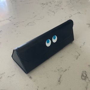 Warby Parker Leather Eyeglass Case Eyes